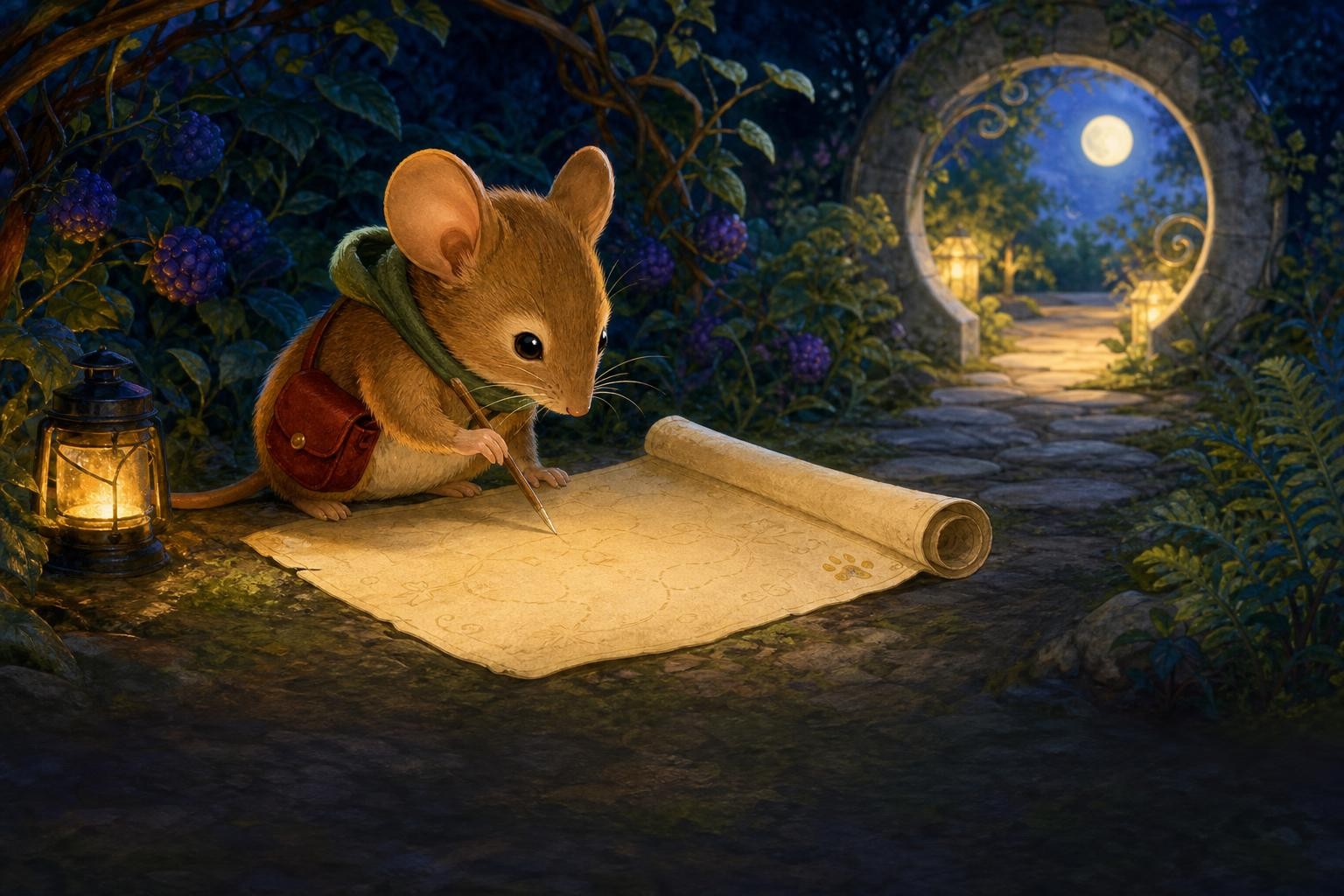 A small helping-paw symbol appears on Piko’s otherwise blank map.
