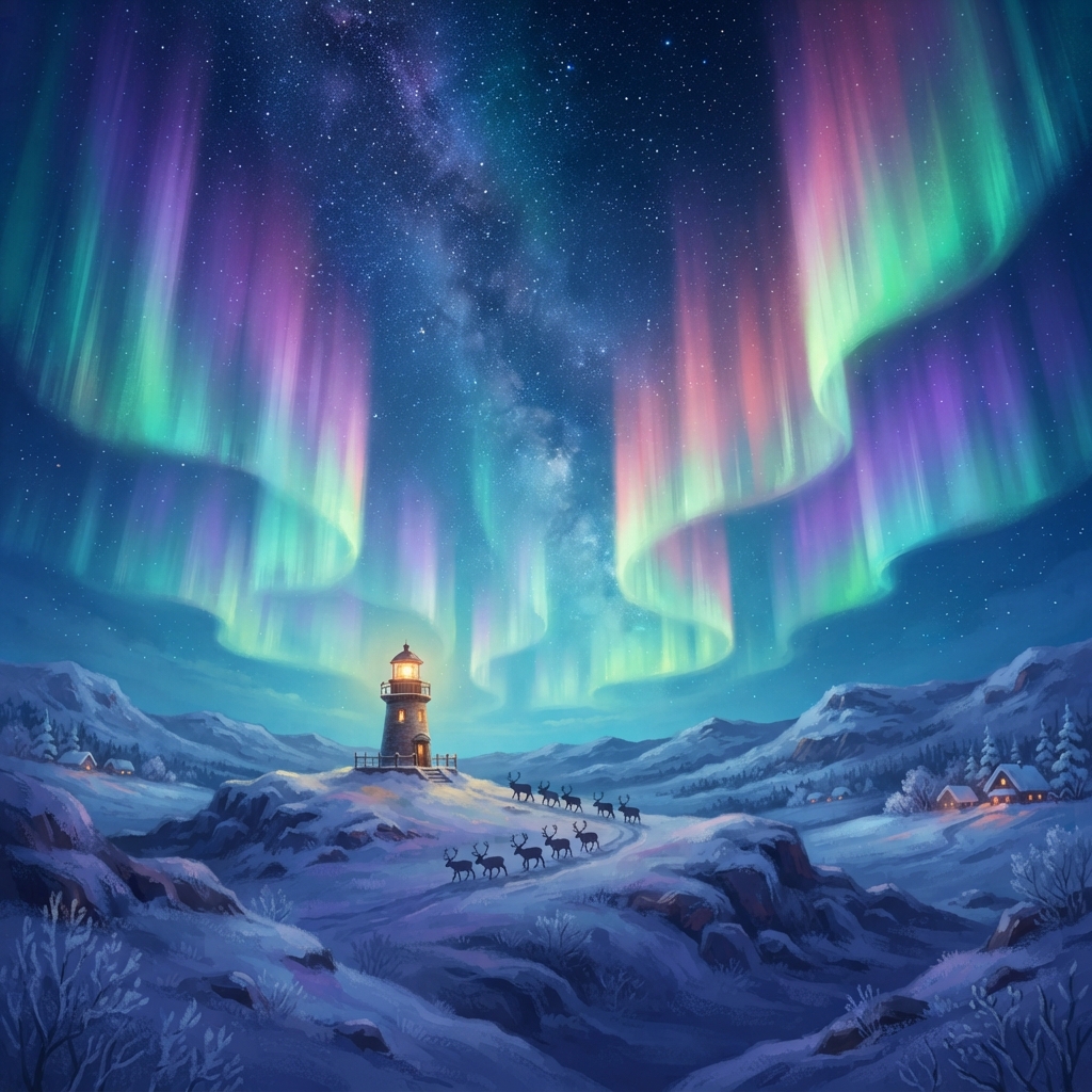 Cover illustration for When the Sky Turns On