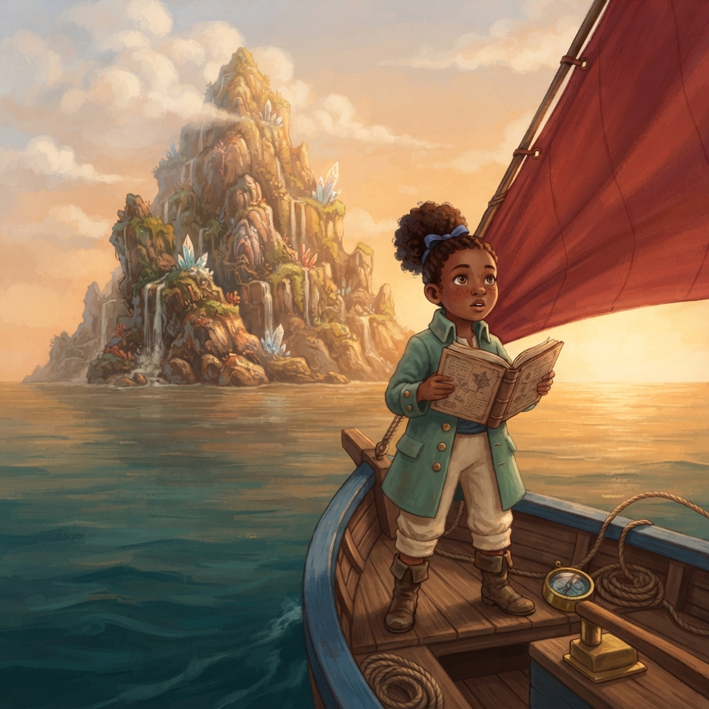 Cover illustration for Ilo and the Vanishing Islands