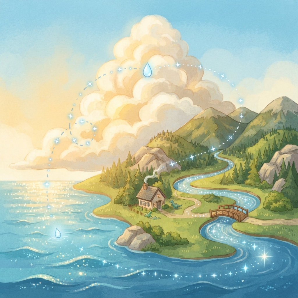 Cover illustration for Plip! The Biggest Round Trip