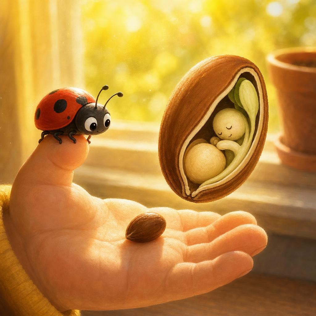 Storybook cover for How Seeds Grow Into Plants