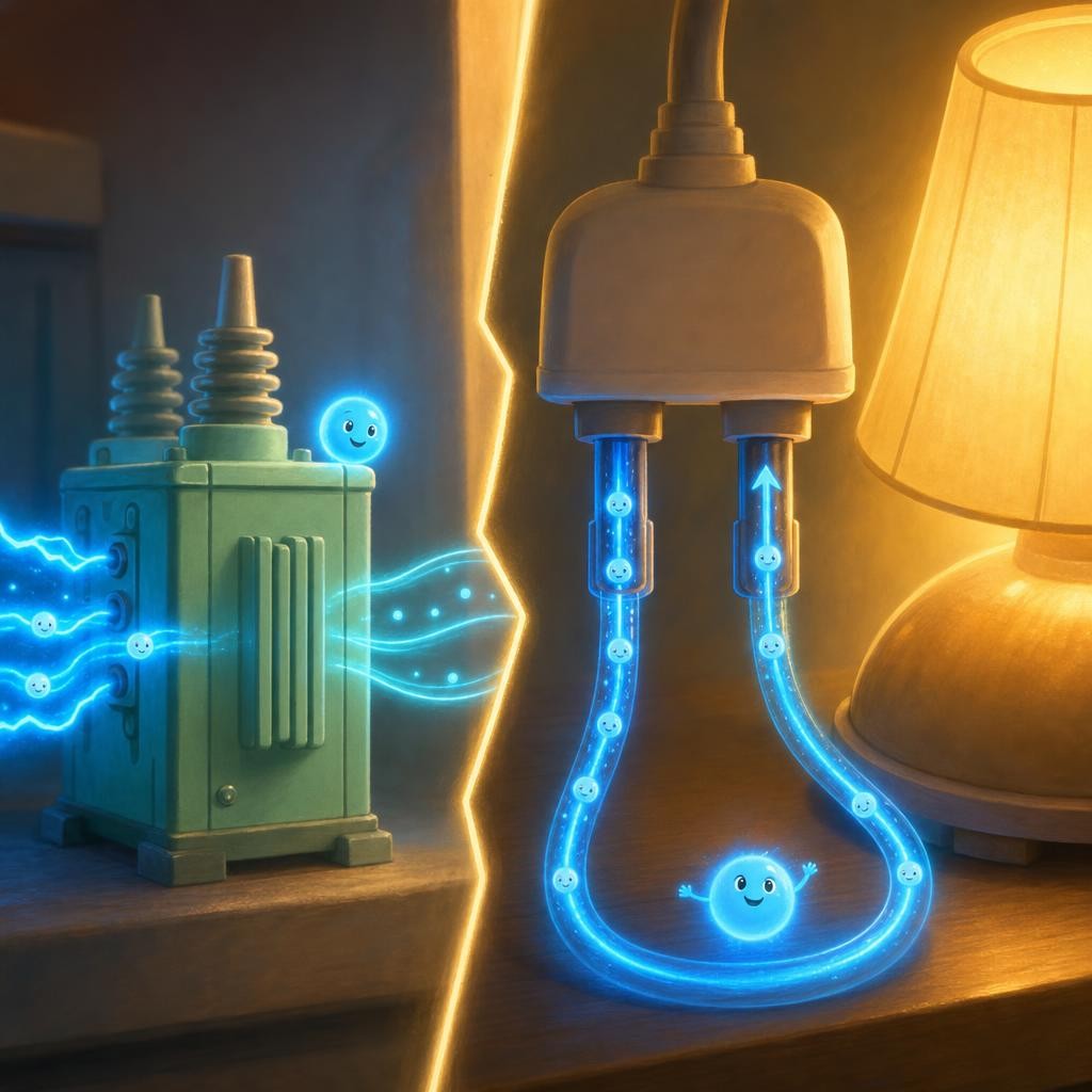 The Loop Must Close illustration for Where Does the Light Switch Get Its Power?
