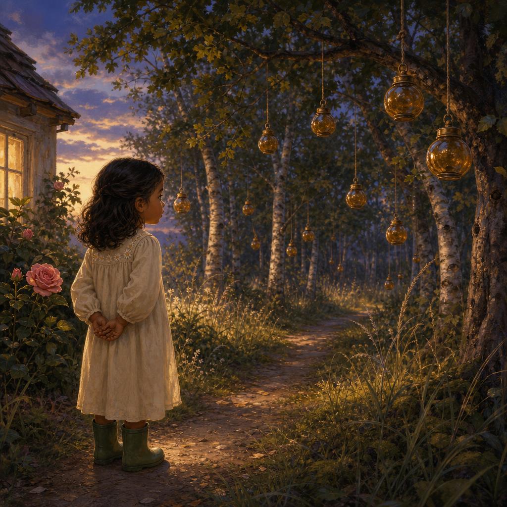 Storybook cover for The Forest of Lantern Trees