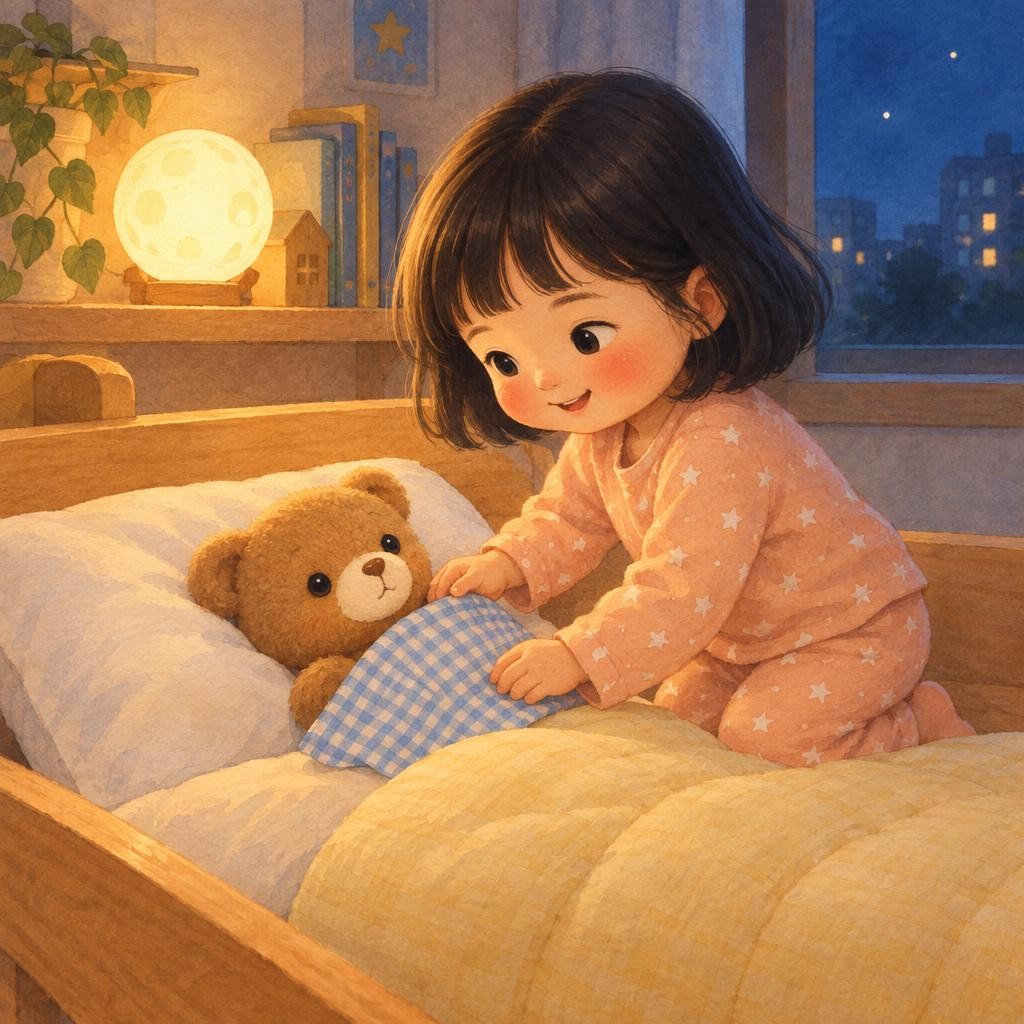 Storybook cover for 자장자장 곰돌이