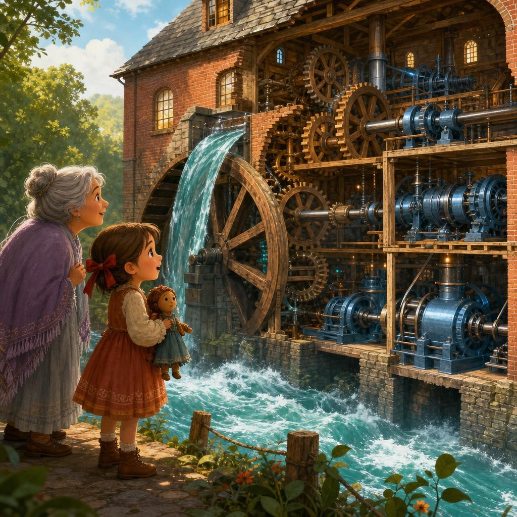 The Power of Water illustration for Why Grandma's Toys Were Made By Hand