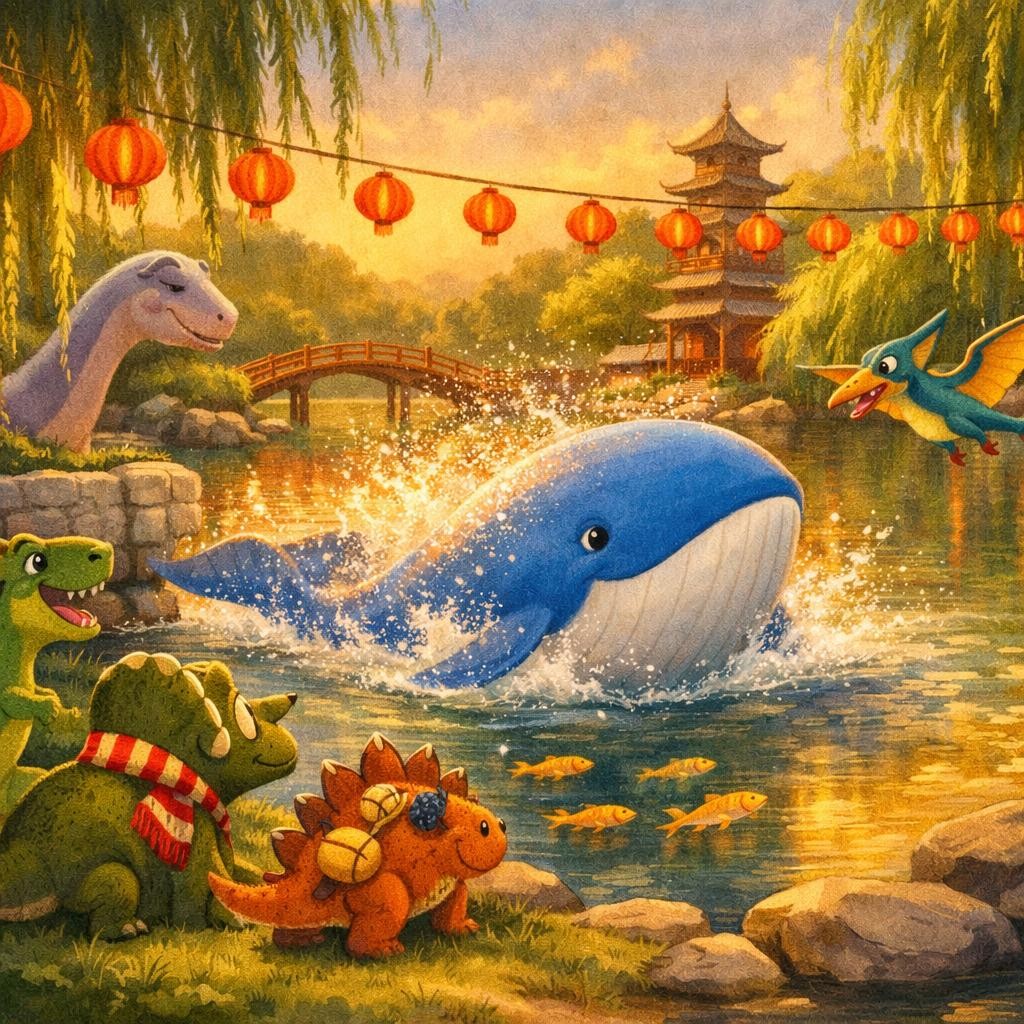 The Beautiful Garden illustration for The Big, Big Trip to China
