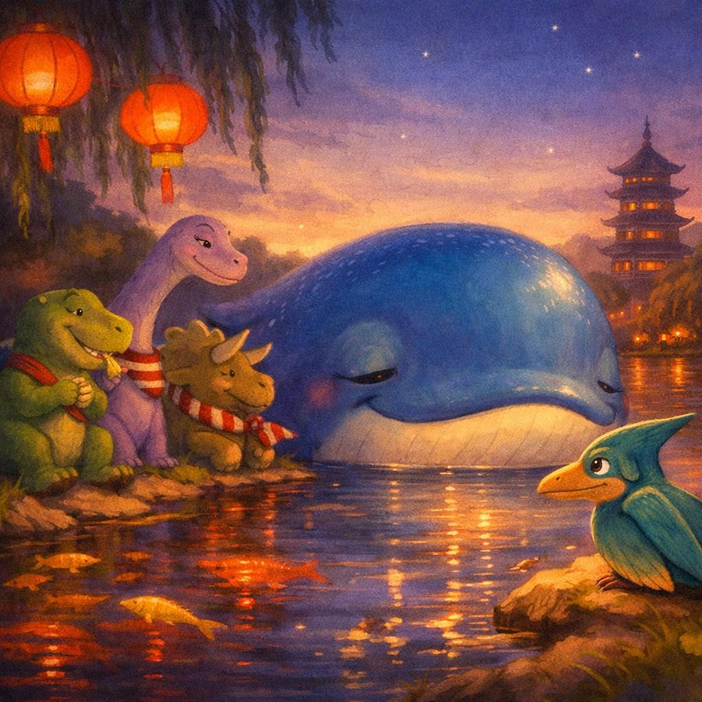 Happy, All Together illustration for The Big, Big Trip to China