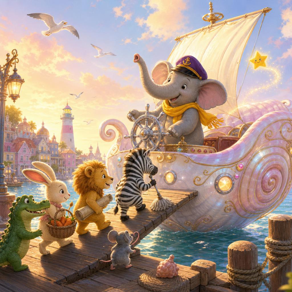 Storybook cover for Captain Ellie and the Starry Sea