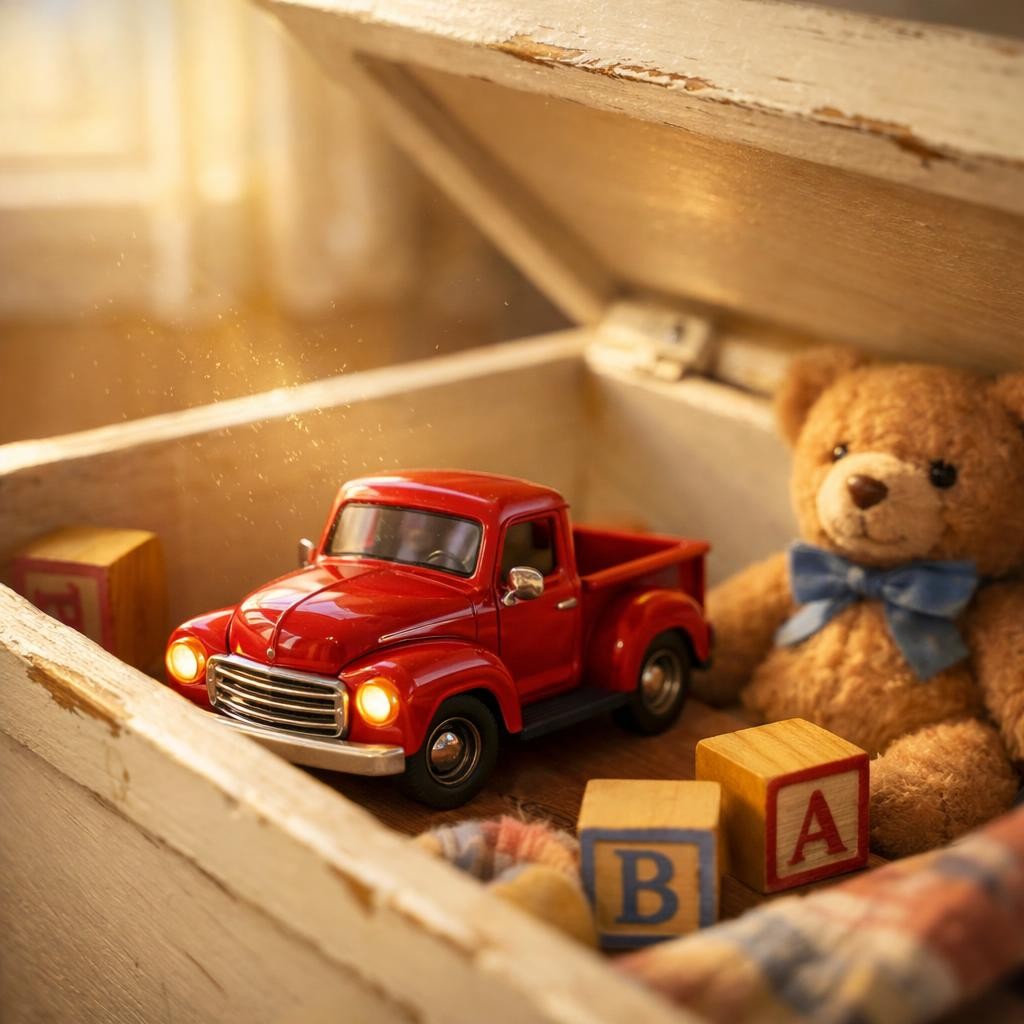 Storybook cover for Beep Beep! The Little Red Truck Has a Big Day