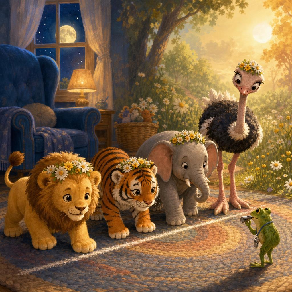 Storybook cover for The Big Race at Sunny Grass Park