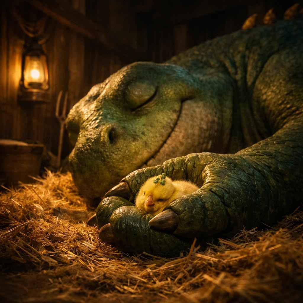 The Safest Nest illustration for The Dino Who Wanted to Peep