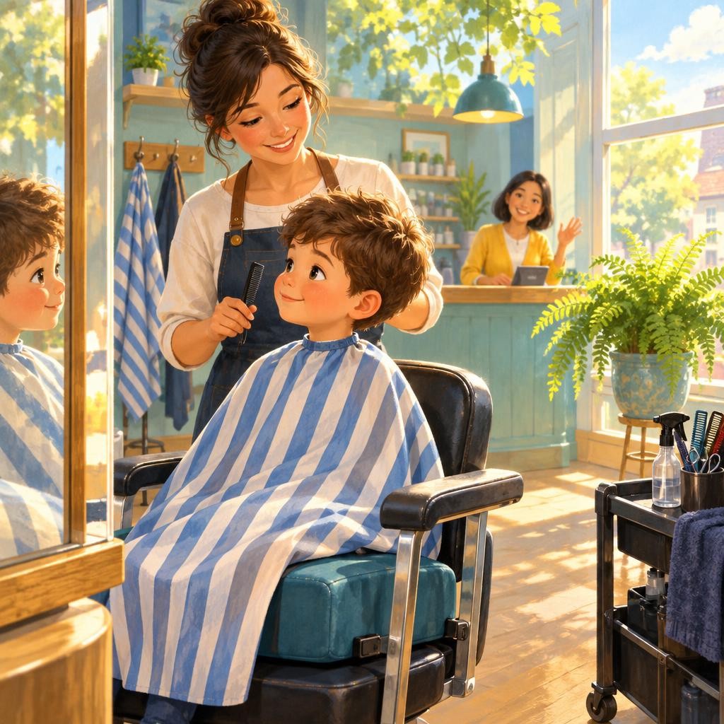 Storybook cover for Getting a Haircut