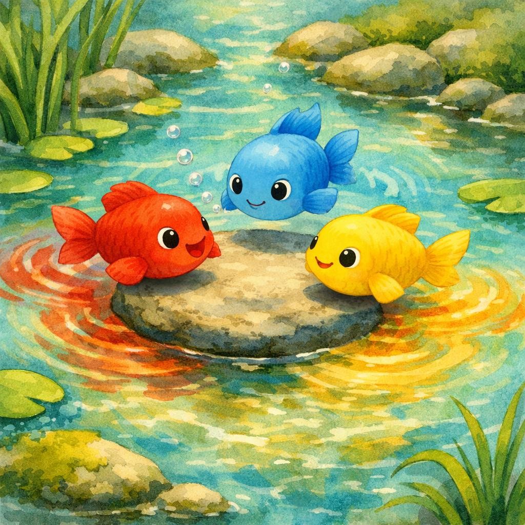 Storybook cover for The Day the Pond Turned Orange