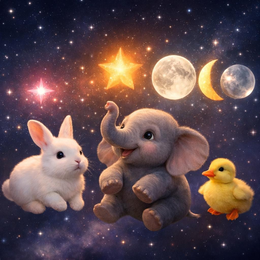 Stars-உம் Moons-உம்! illustration for பஞ்சு நட்சத்திரம்