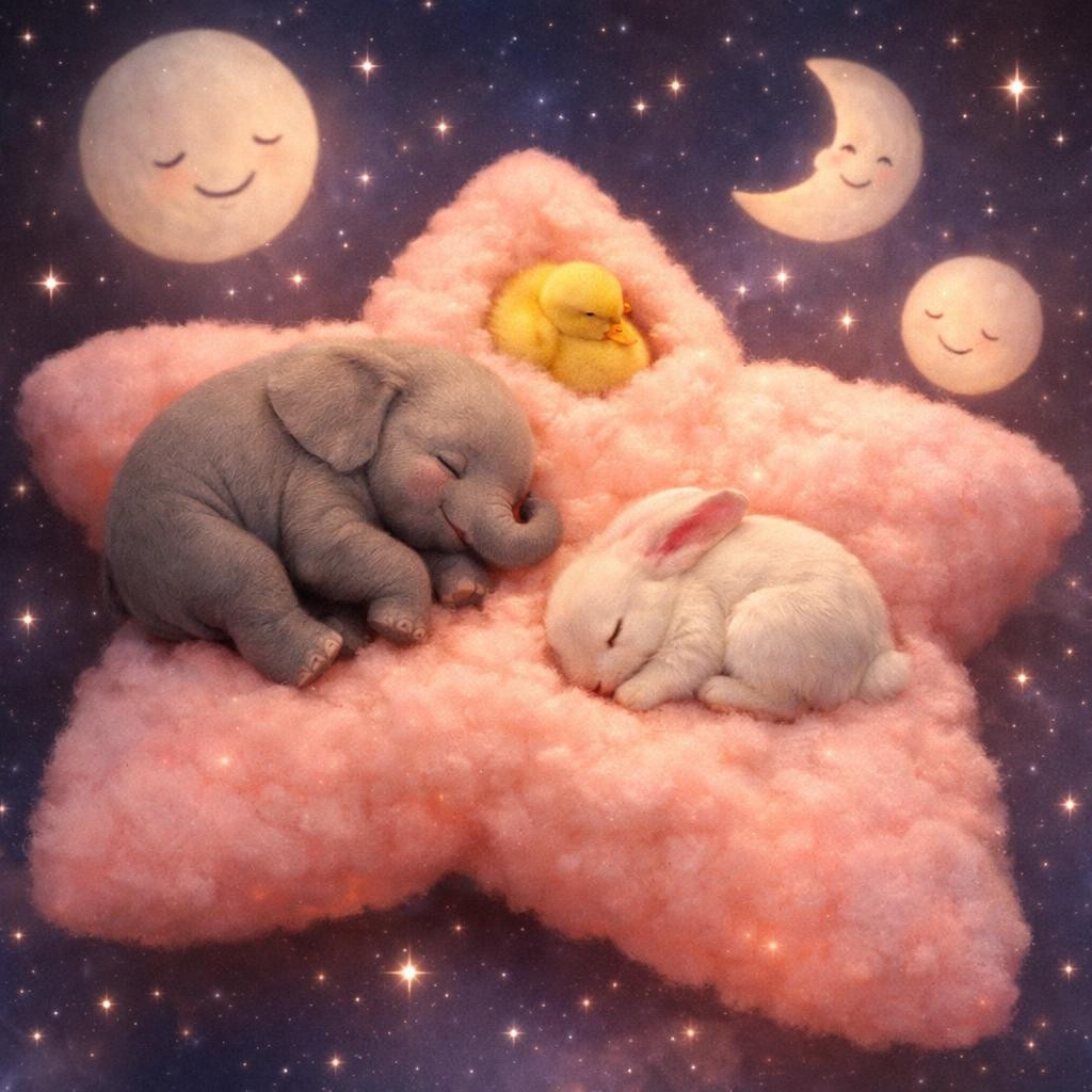 Good Night, நட்சத்திரத்துல! illustration for பஞ்சு நட்சத்திரம்
