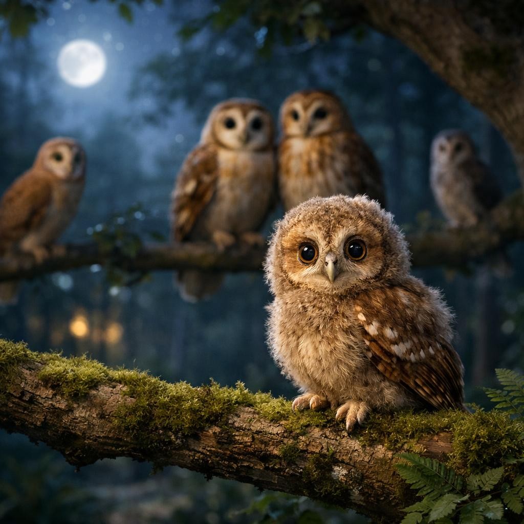 Storybook cover for Baby Owl's First Hoot