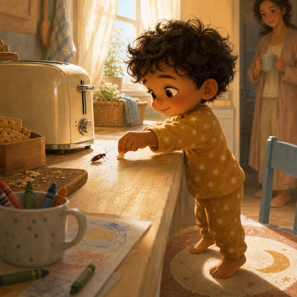 It's For My Friend illustration for The Crunch in the Kitchen
