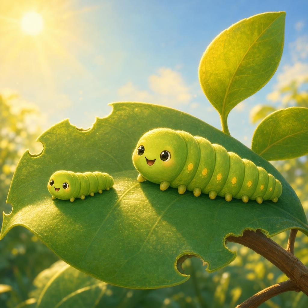 Storybook cover for The Little Caterpillar's Big Change