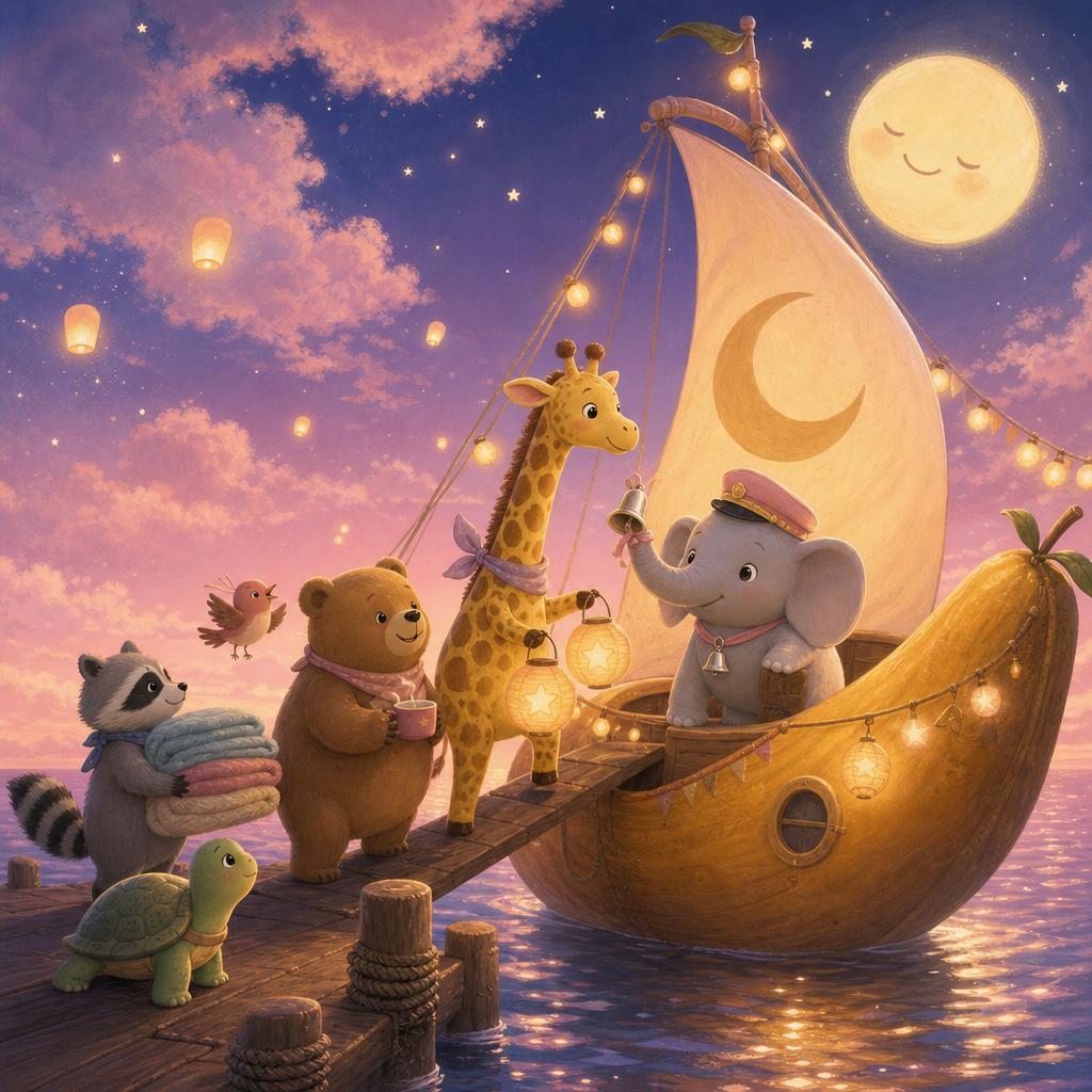 Storybook cover for Captain Ellie மற்றும் Sleepy Moon