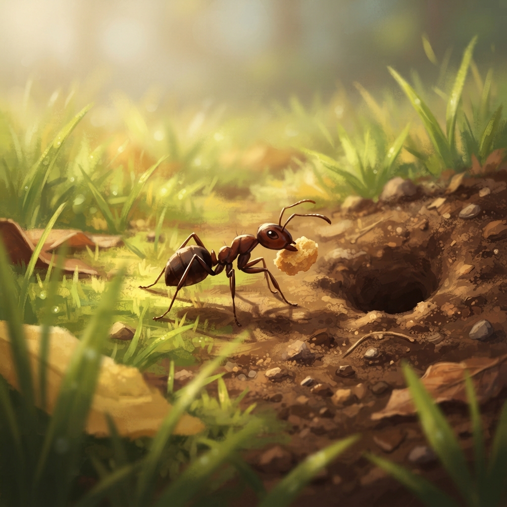Storybook cover for Down the Ant Tunnel