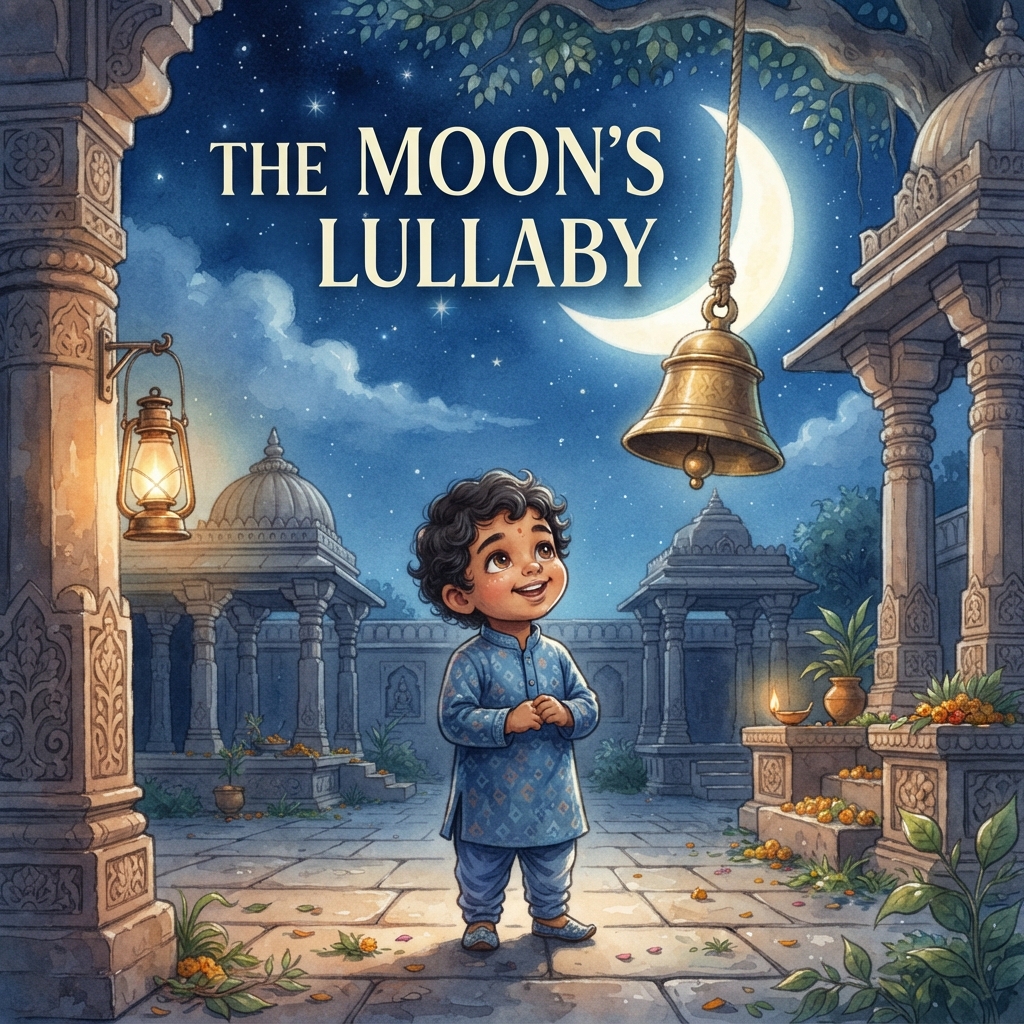 Storybook cover for அர்ஜுனும் நிலாவின் டிங் டாங்