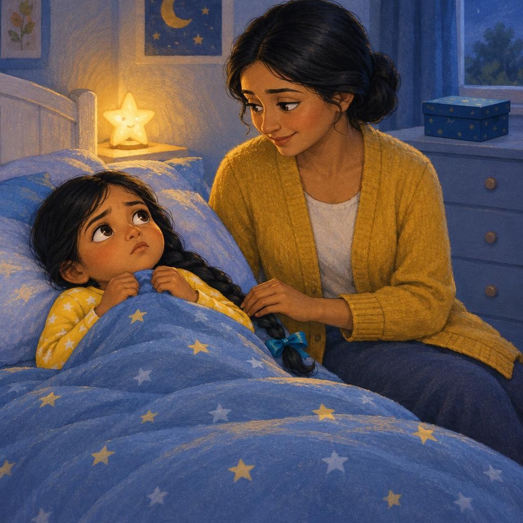 Storybook cover for Riya Brings Diwali to School