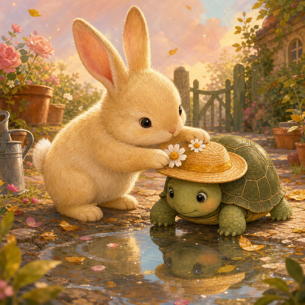 The Perfect Fit illustration for Benny Hops and Shelly Slow