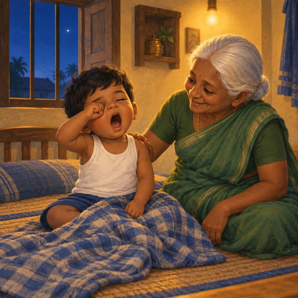 Storybook cover for முகிலின் Deepavali Oil Bath