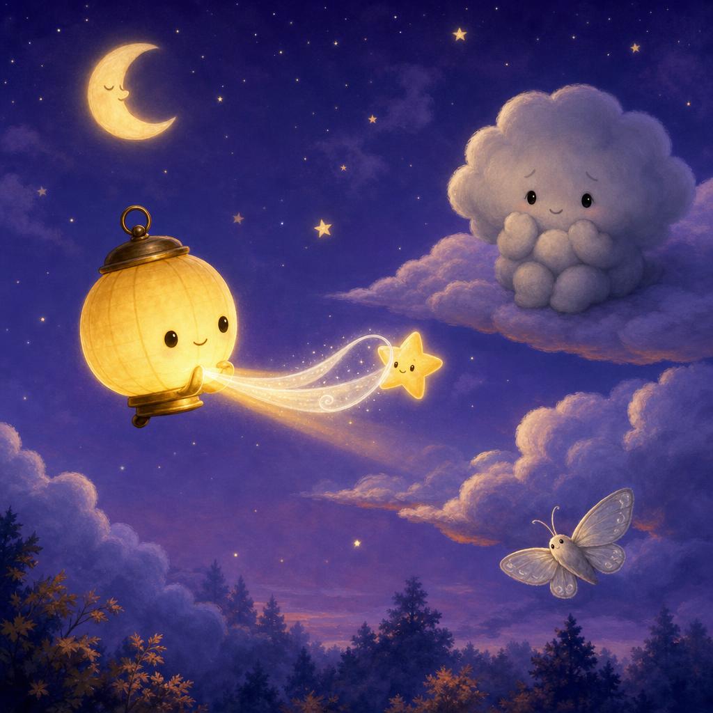Tip-Tap, Home We Go illustration for Luma and the Missing Hush