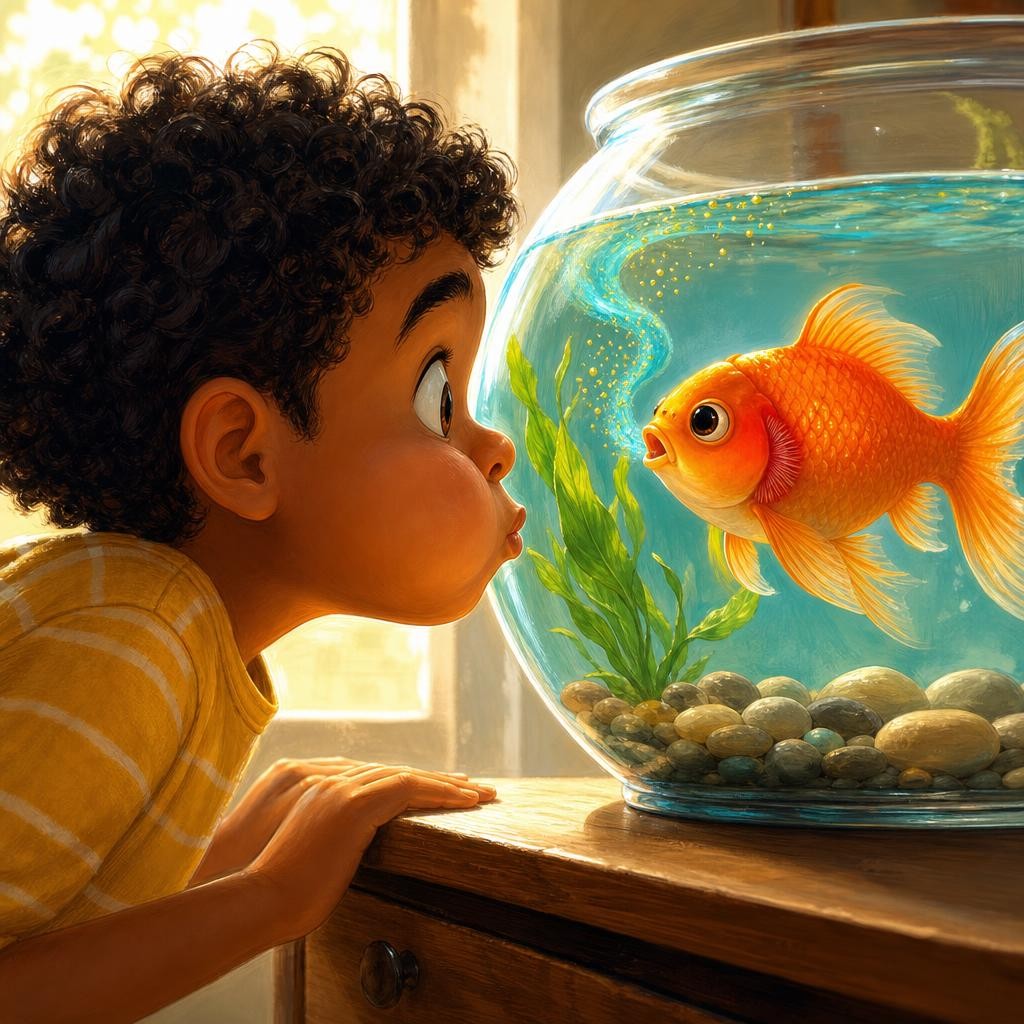 Lesson cover for Sunny the Goldfish's Secret