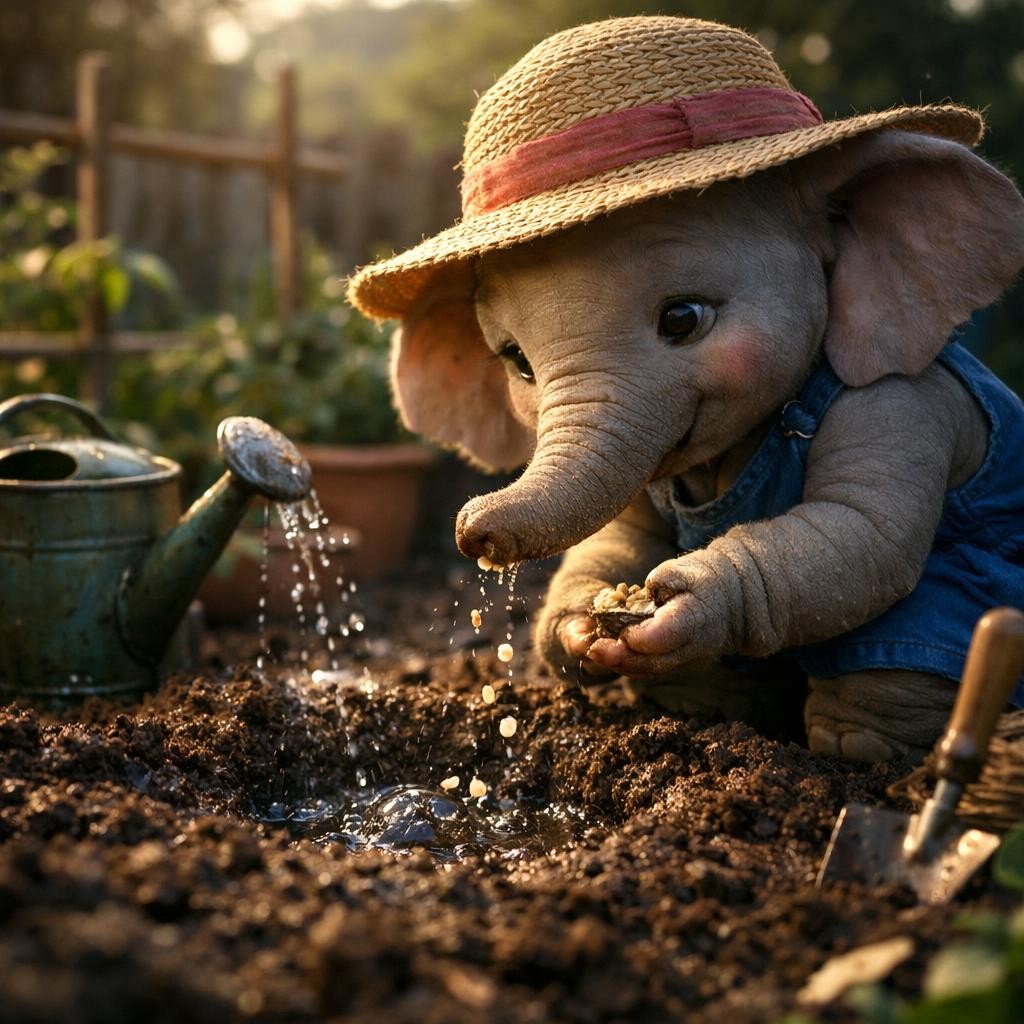 Storybook cover for Ellie யோட Tomato Garden