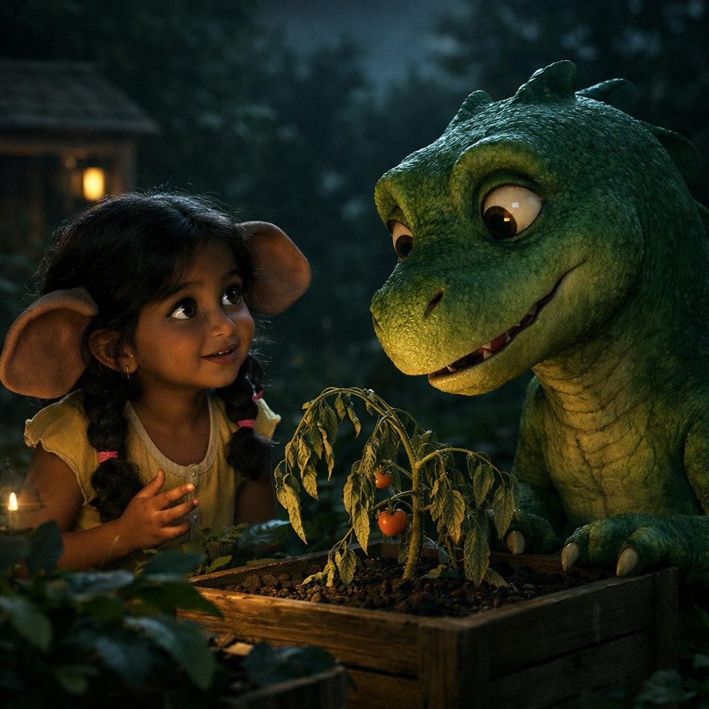 Part 2 illustration for Ellie யோட Tomato Garden