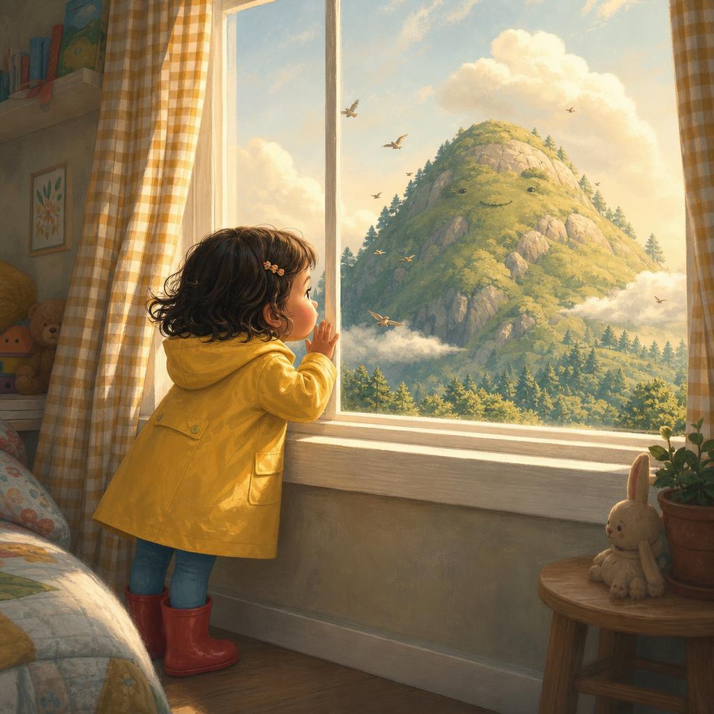 Storybook cover for The Mountain That Wanted a Hug