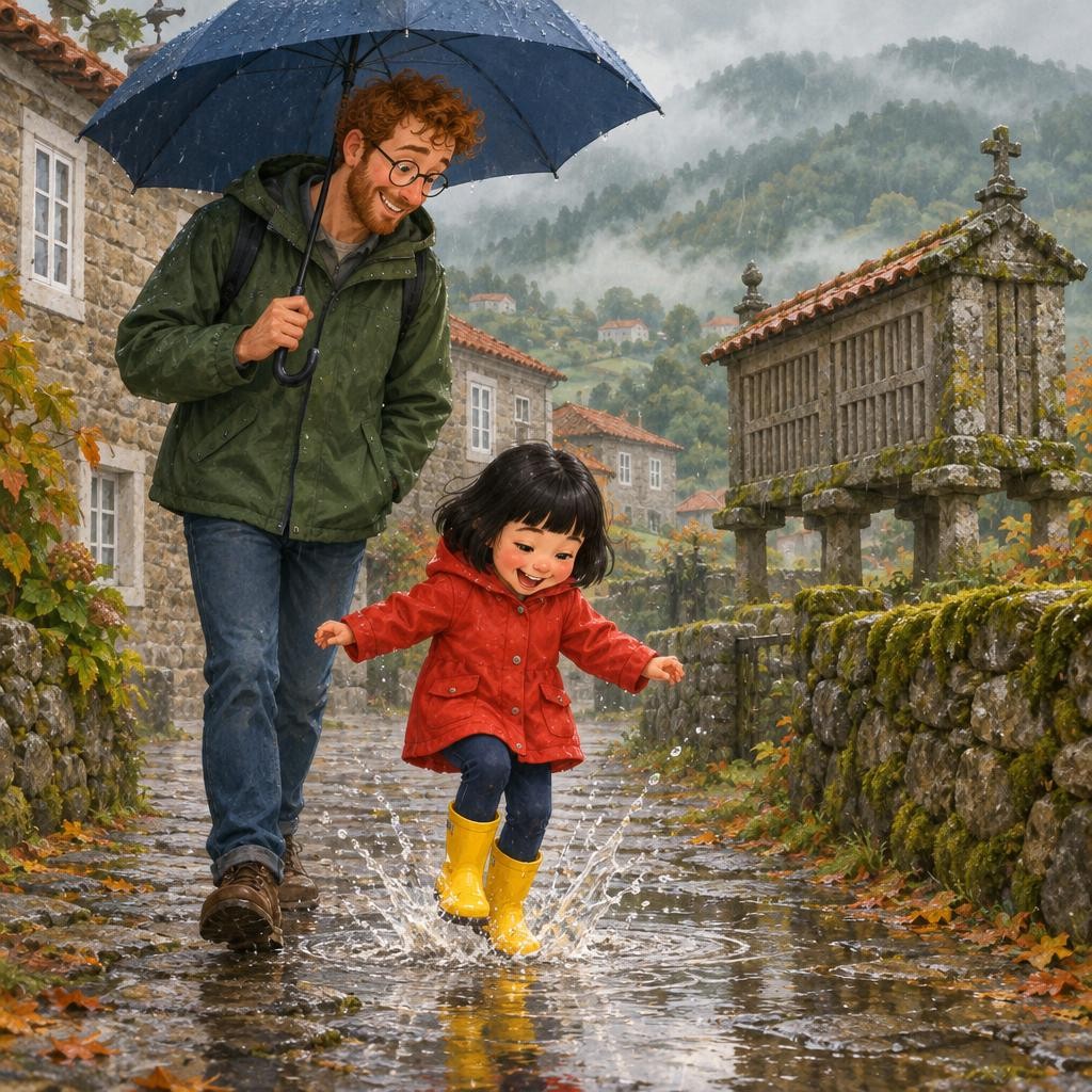 Storybook cover for Las botas de agua de Antía