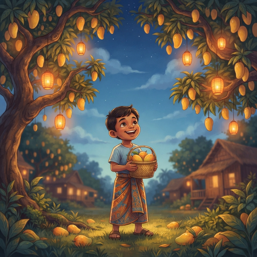 Storybook cover for Malam Hujan Mangga