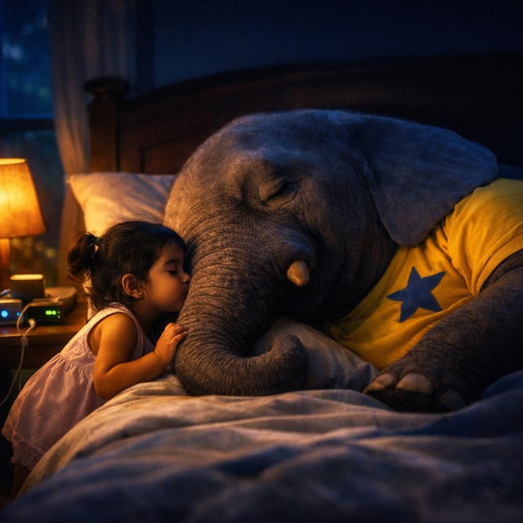 Good Night Gaja illustration for Cool Tech Guy Gaja