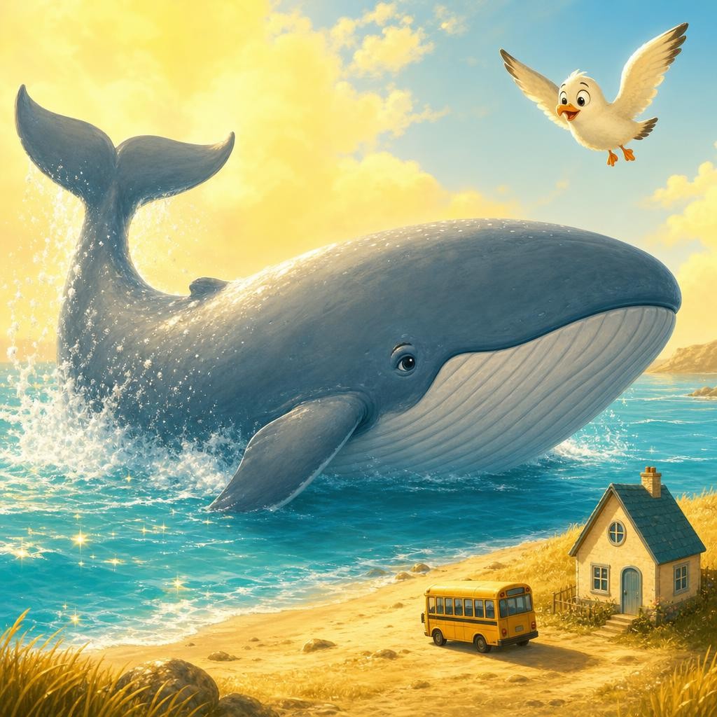 Storybook cover for The Whale Who Used to Walk
