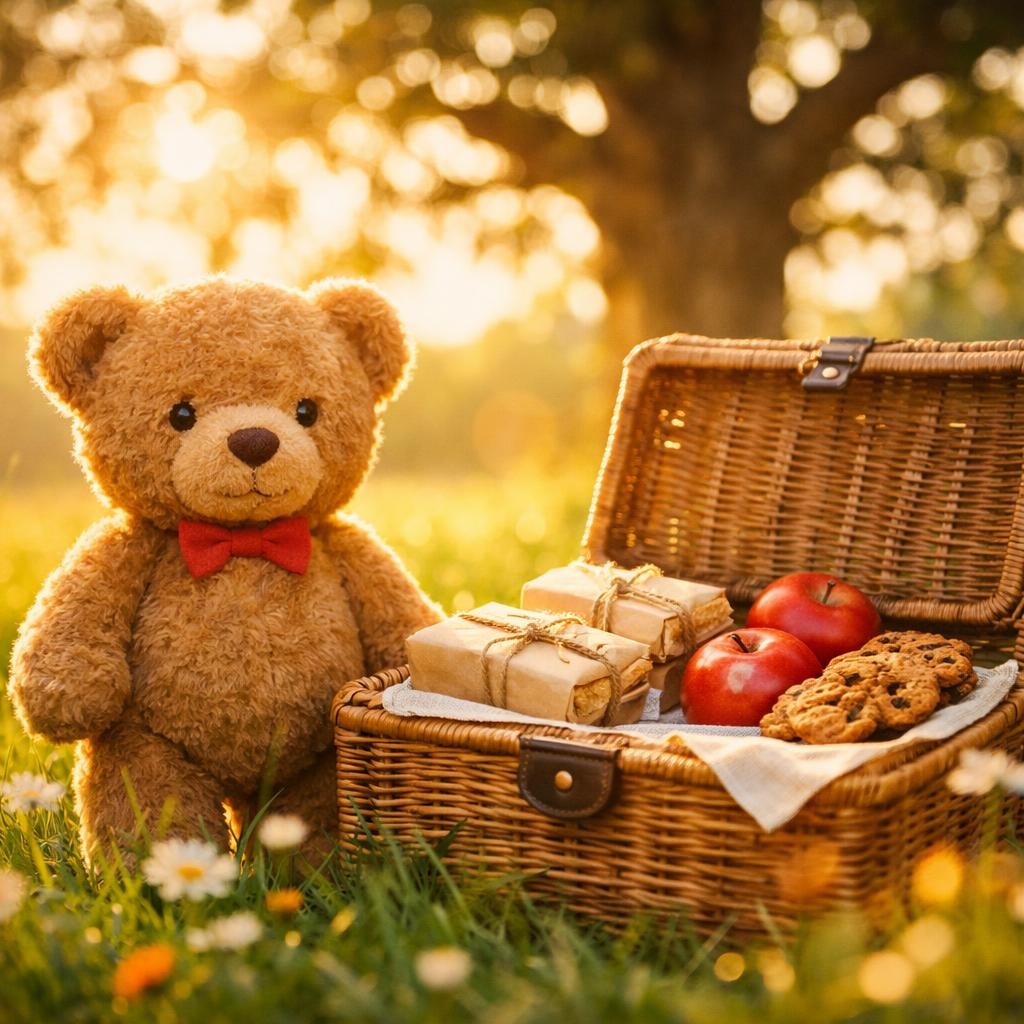 Storybook cover for Teddy Bear-ோட Picnic Day!