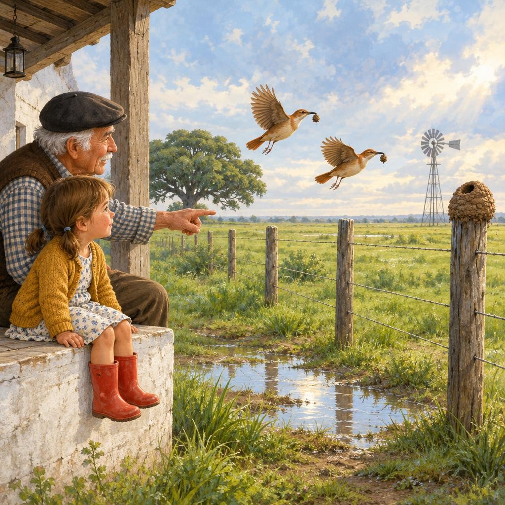 Storybook cover for La casita del hornero