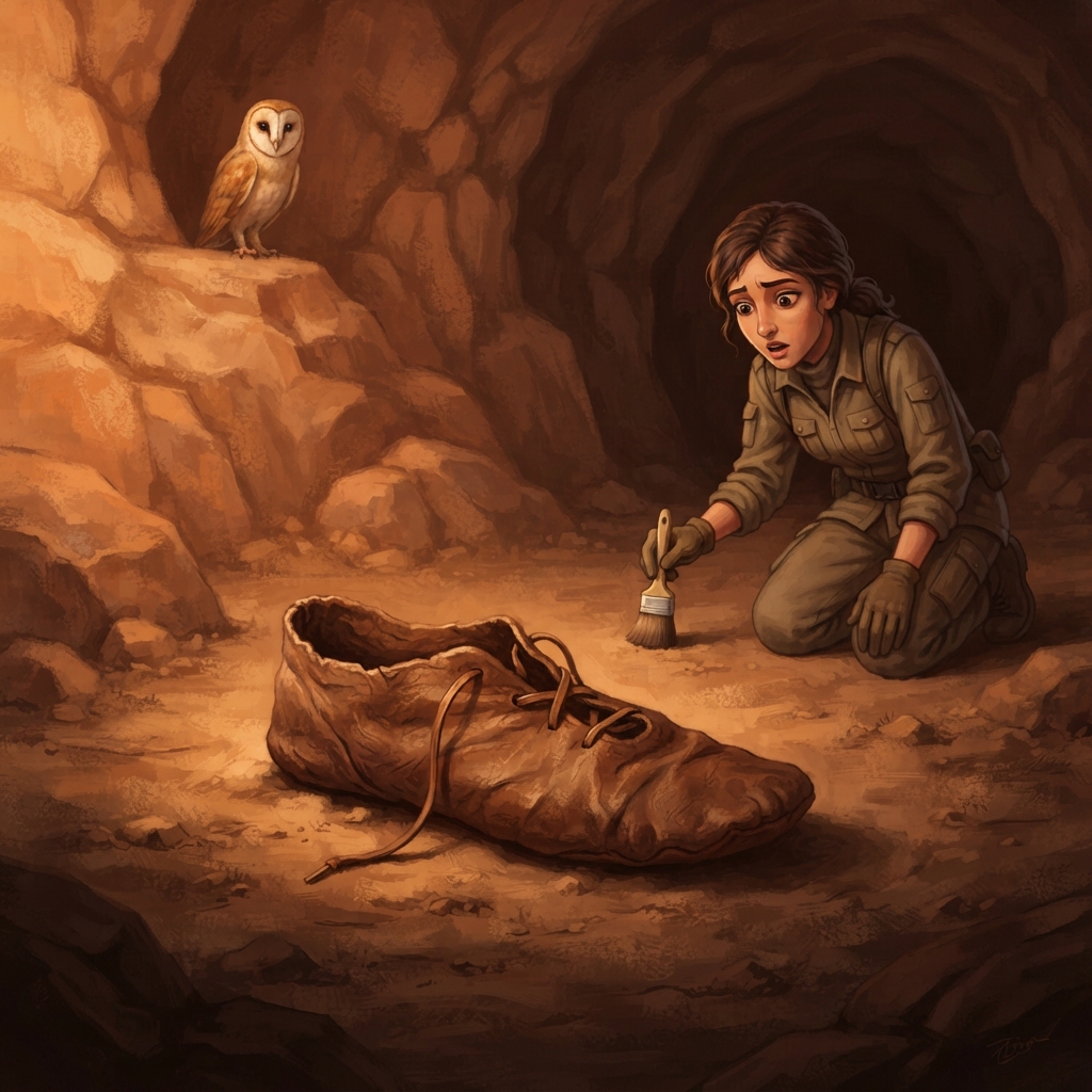 Sometimes an actual shoe survives. In a dry cave in Armenia, archaeologists found a wrinkled leather shoe more than 5,000 years old. It was shaped around a foot and tightened with