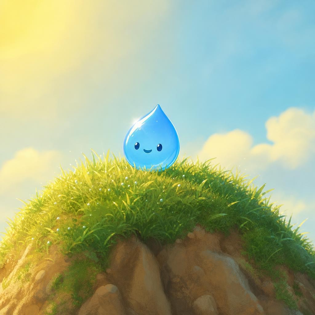 Lesson cover for The Little Raindrop's Journey